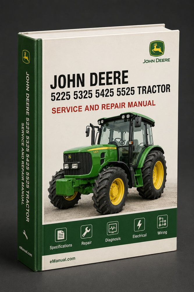 John Deere 5225 5325 5425 5525 Tractor TM2187 Complete Workshop Service Repair Manual PDF