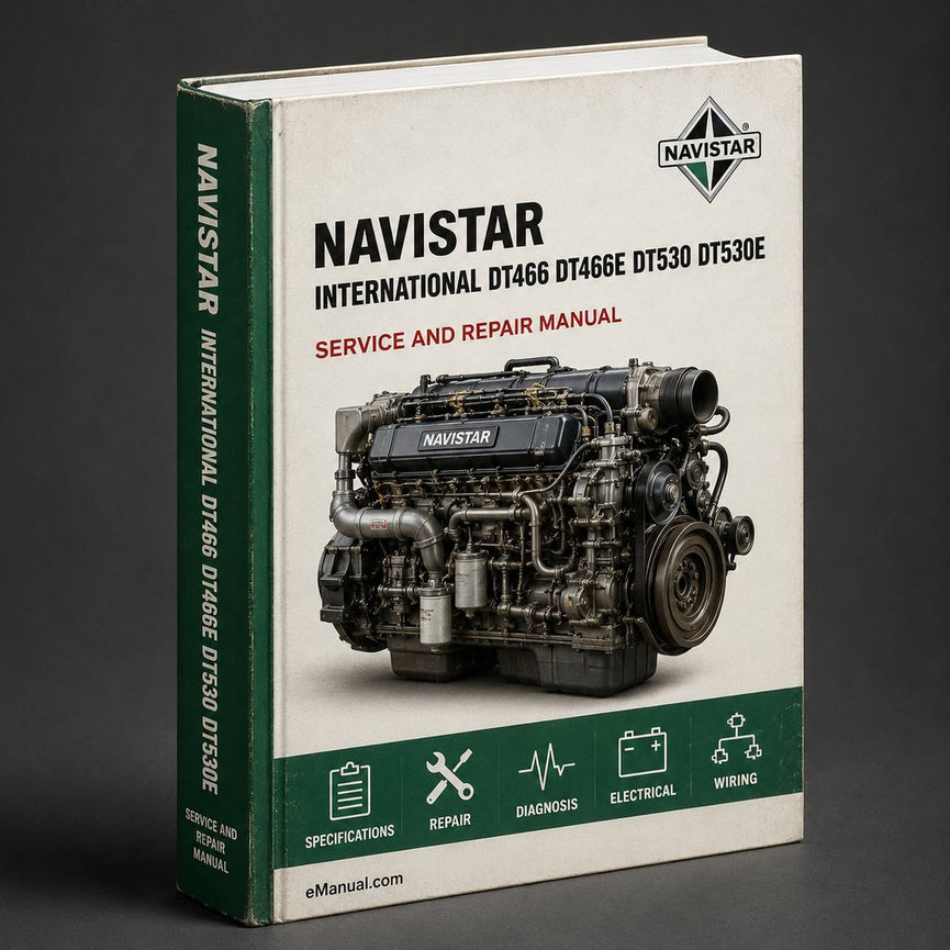 Navistar International DT466 DT466E DT530 DT530E & HT530 Diesel Engine Complete Workshop Service Repair Manual PDF