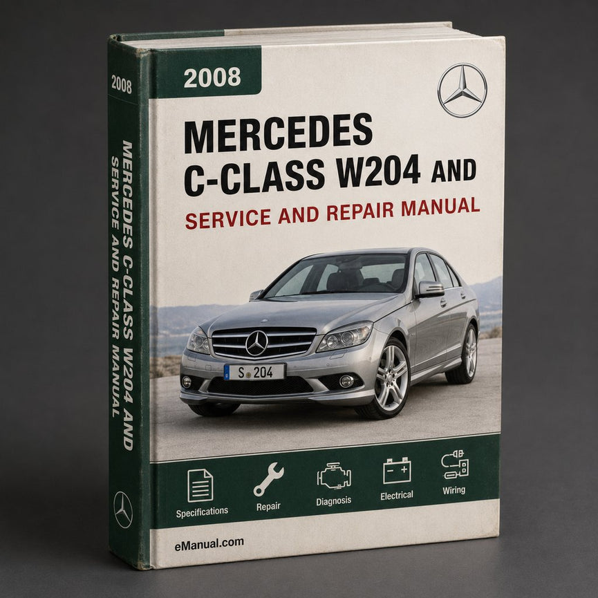 2008 Mercedes C-Class (W204) Service and Repair Manual PDF