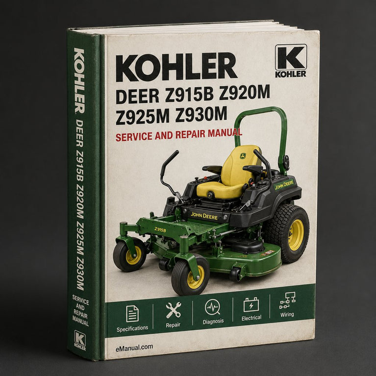 Deer Z915B Z920M Z925M Z930M Z950M Z920R Z930R Z950R Z960R Z970R Technical Manual (TM127619) PDF