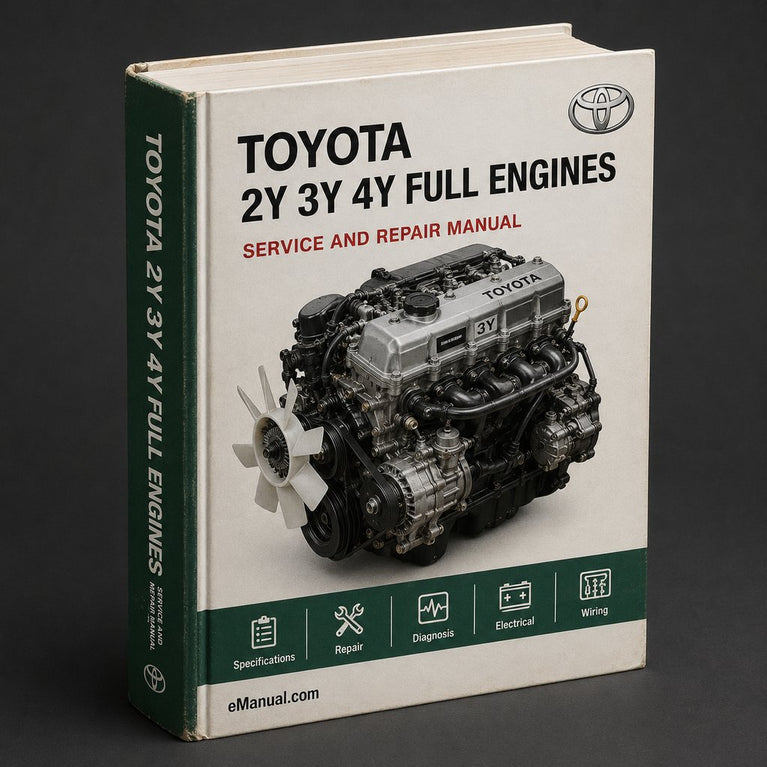 TOYOTA 2Y 3Y 4Y Full EngineS Repair Service Manual PDF