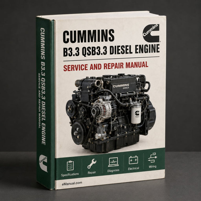 Cummins B3.3 & QSB3.3 Diesel Engine Service Repair Manual PDF