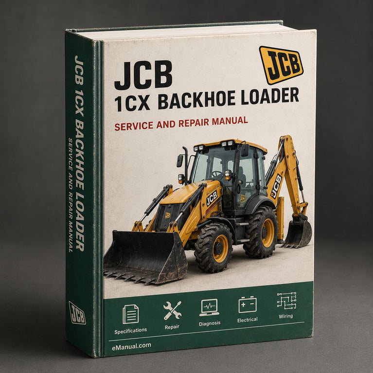JCB 1CX Backhoe Loader Workshop Repair Service Manual PDF