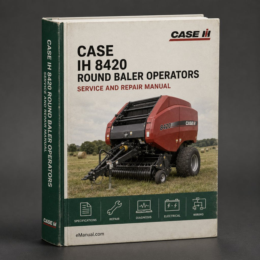CASE IH 8420 ROUND BALER OperatorS Manual PDF