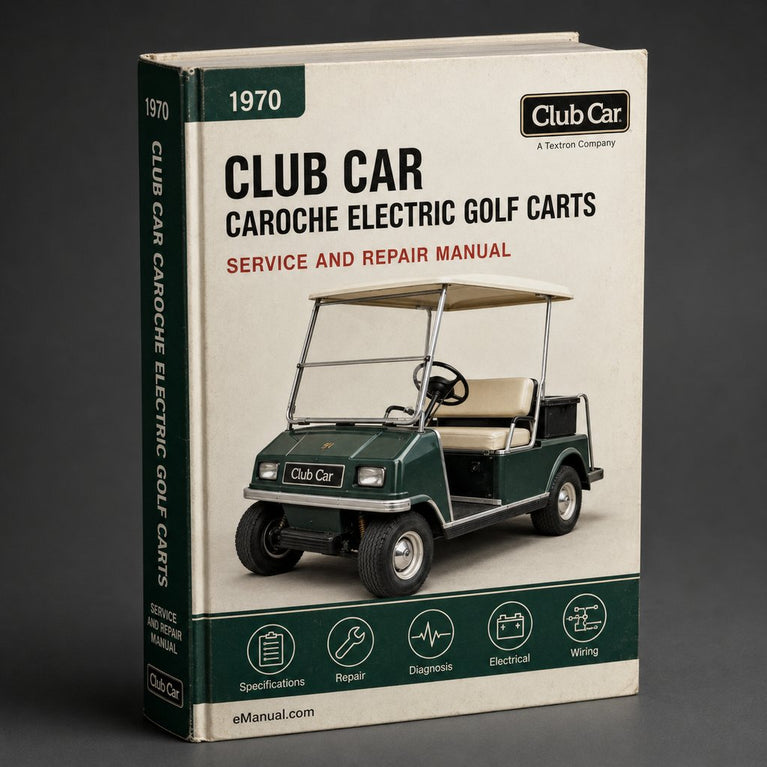 1970-1973 Club Car Caroche Electric Golf Carts Parts List PDF Manual Download