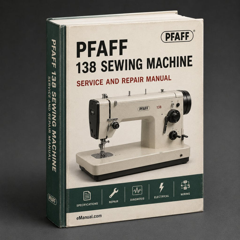 Pfaff 138 sewing machine instruction Manual PDF