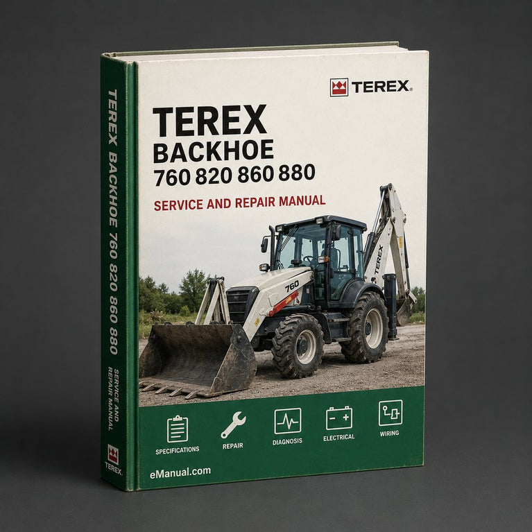 TEREX BACKHOE 760 820 860 880 970 Workshop Service Manual PDF