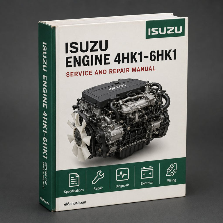 Isuzu Engine 4HK1-6HK1 Factory Service Repair Manual PDF