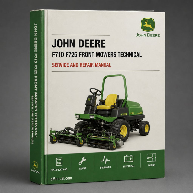 John Deere F710 F725 Front Mowers Technical Manual PDF