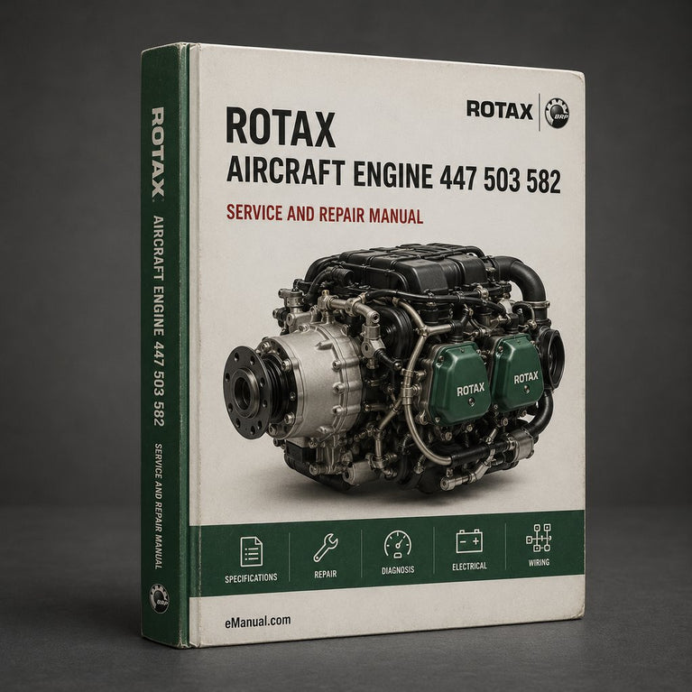 Rotax Aircraft Engine 447 503 582 912 914 Full Service Manual PDF