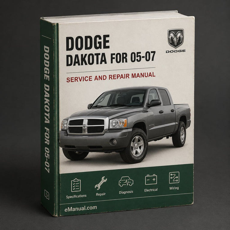 Dodge Dakota complete factory Workshop Manual for 05-07 PDF