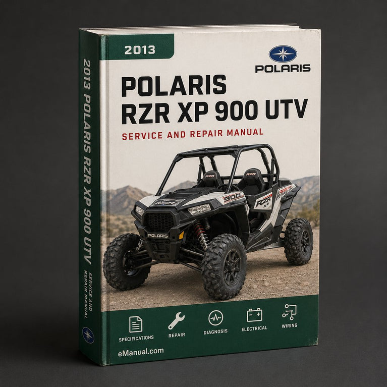 Polaris RZR XP 900 Service Manual Repair 2013-2014 UTV PDF