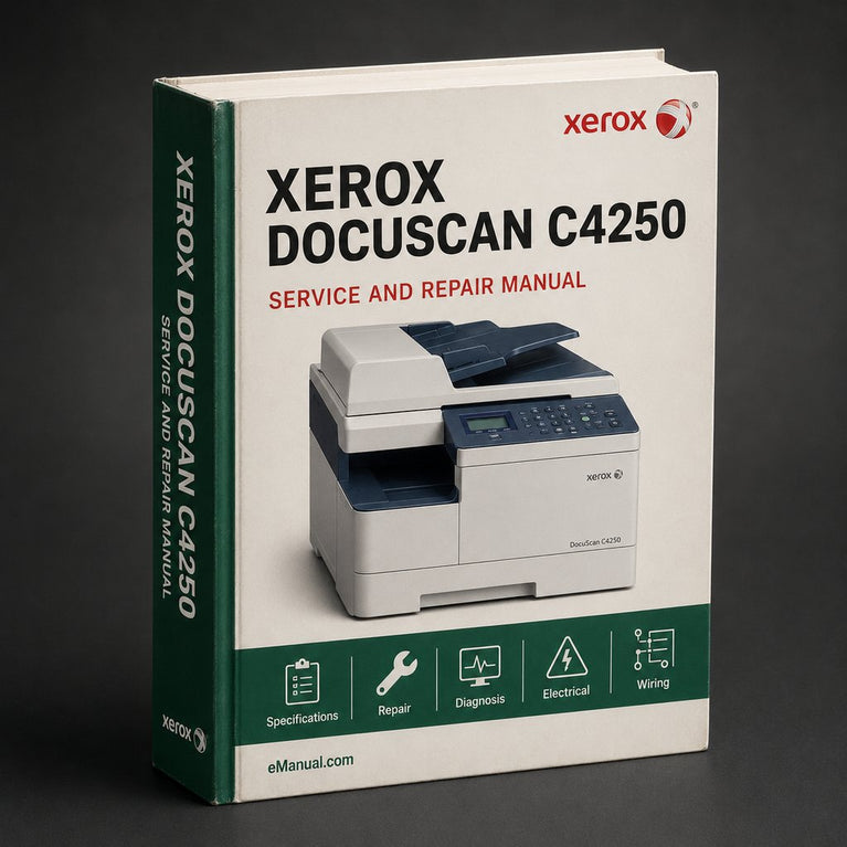 DocuScan C4250 Service Manual & Parts List PDF
