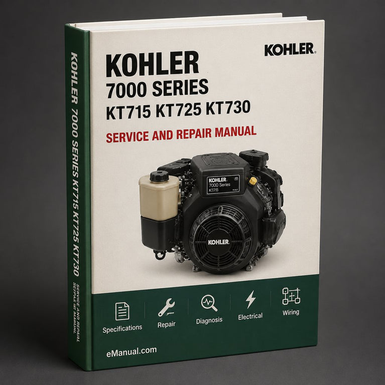 Kohler 7000 Series KT715 KT725 KT730 KT735 KT740 KT745 Engine Service Repair Workshop Manual PDF