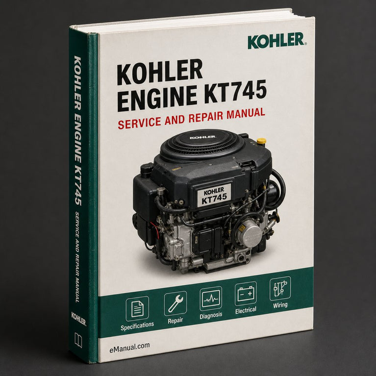 Kohler Engine KT745 Repair Service Manual PDF