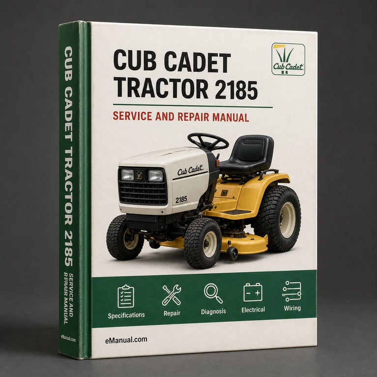 Cub Cadet Tractor 2185 Factory Service Repair Manual PDF