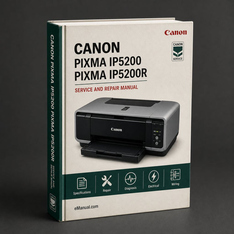 CANON Pixma iP5200 Pixma iP5200R Service Repair Manual PDF