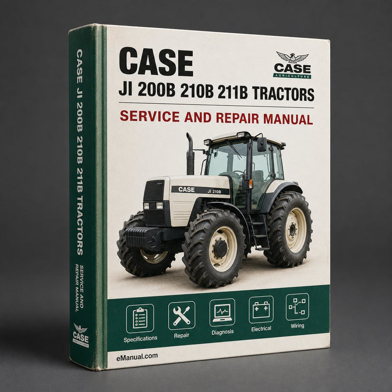 JI Case 200B 210B 211B TRACTORS Workshop Service Shop Repair Manual - Instant PDF