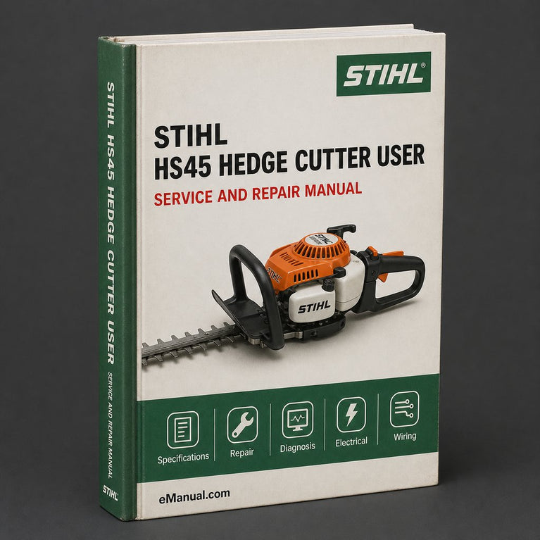 STIHL HS45 HEDGE CUTTER User & Parts Manual PDF