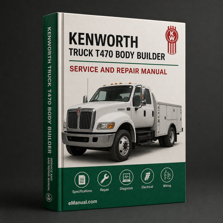 Kenworth Truck T470 Body Builder Manual PDF