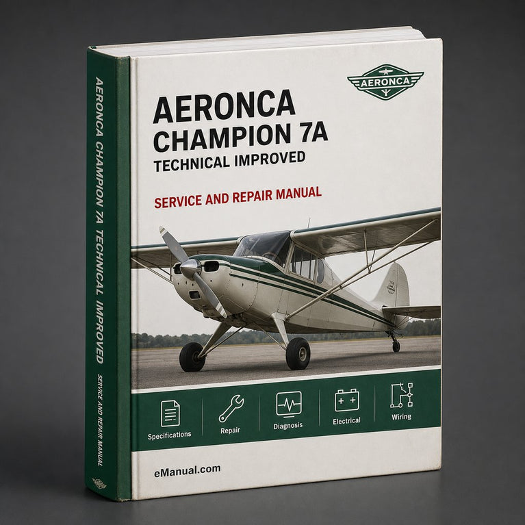 Aeronca Champion 7A Service Repair Technical Manual Improved - PDF