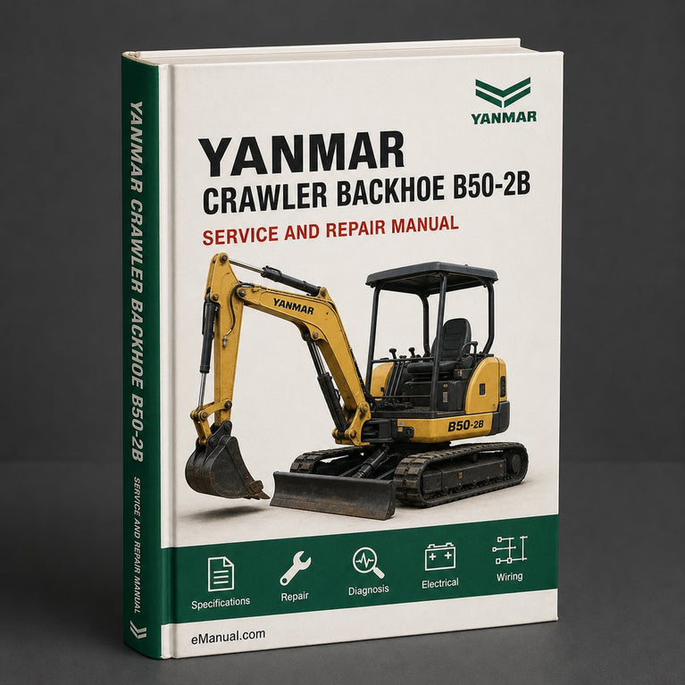 Yanmar Crawler Backhoe B50-2B Parts Catalog Manual PDF