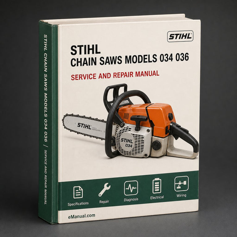 Stihl Chain Saws Models 034 036 Service Repair Manual PDF