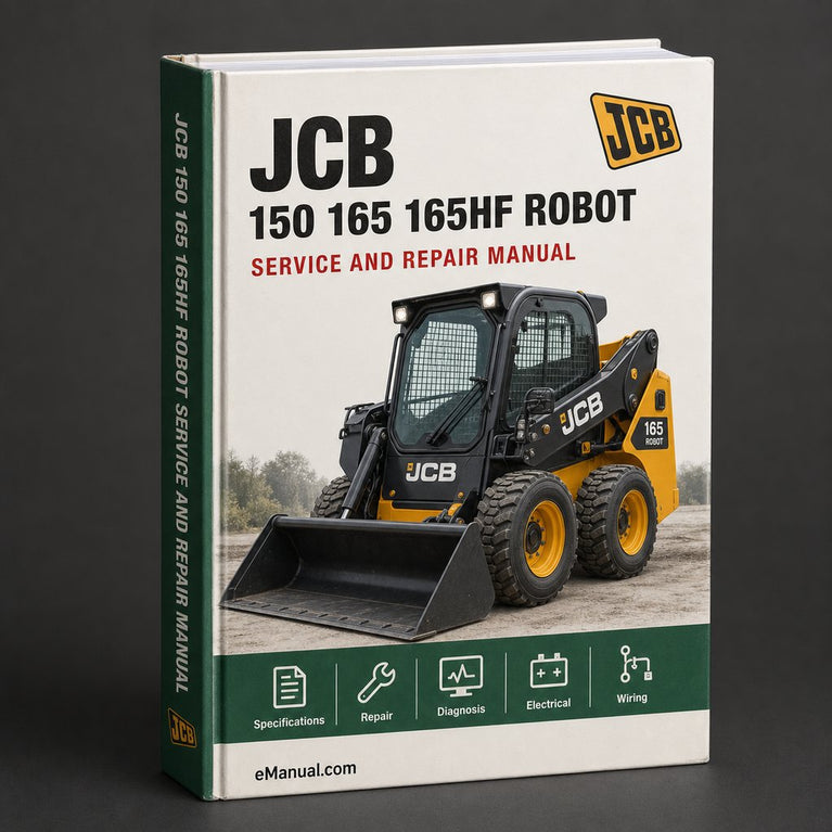 JCB 150 165 165HF Robot Workshop Service Repair Manual PDF