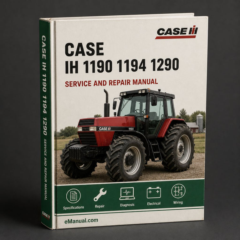 Case IH 1190 1194 1290 Factory Service Repair Manual PDF