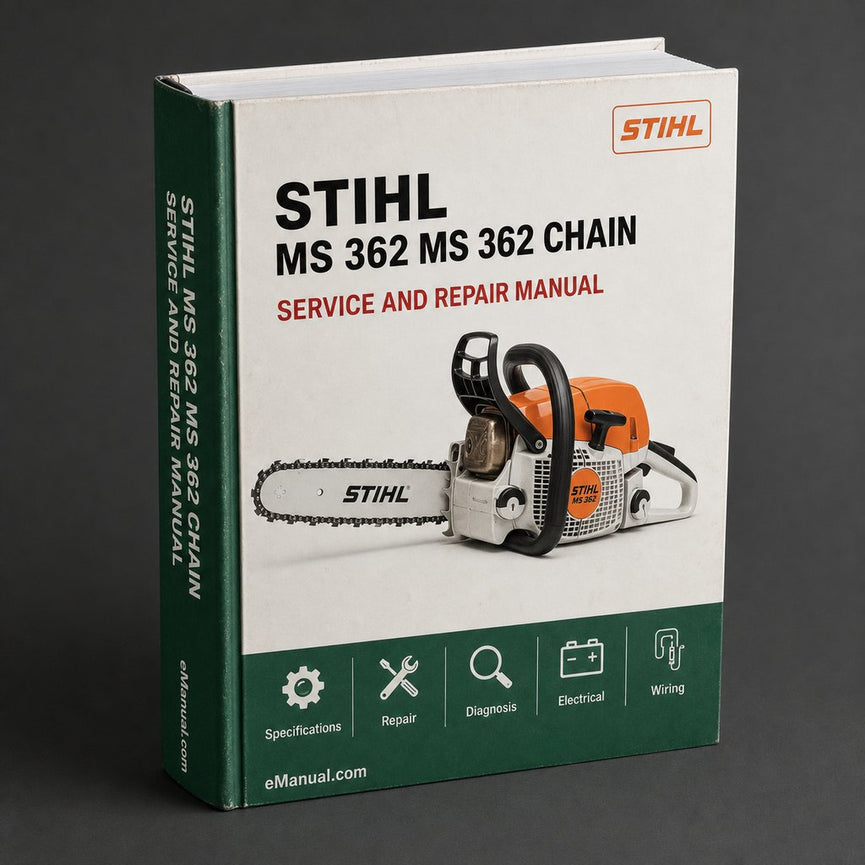 Stihl MS 362 & MS 362 C Chain Saw Complete Workshop Service Repair Manual PDF