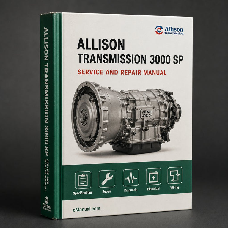 ALLISON Transmission 3000 SP Service Manual PDF