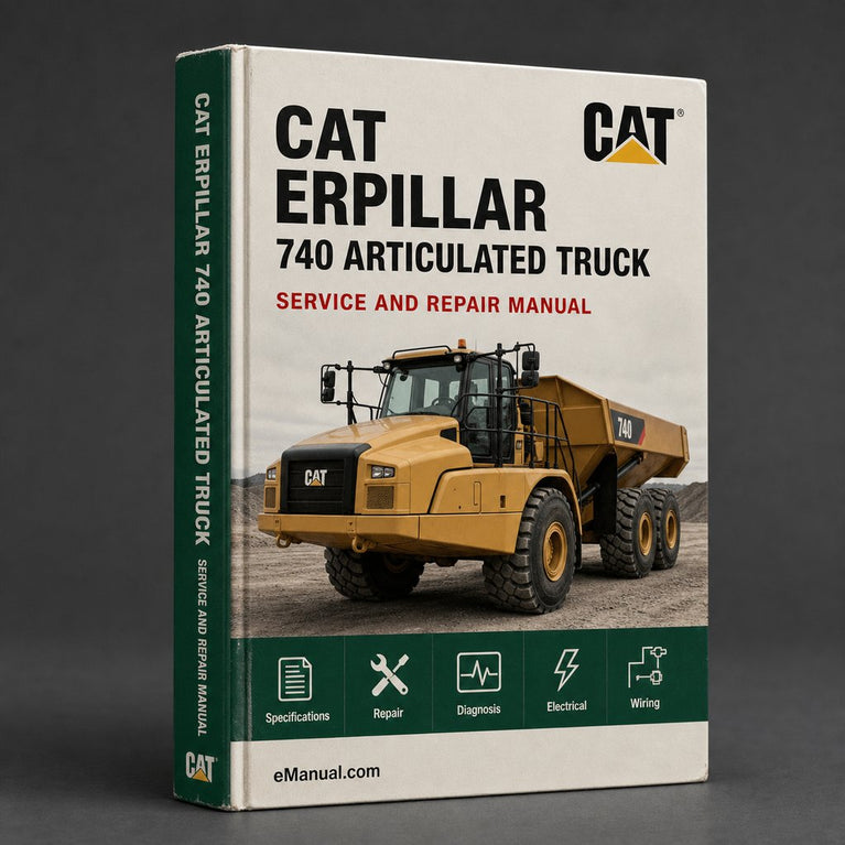Caterpillar CAT 740 Articulated Truck Operator & Maintenance Complete Workshop Service Repair Manual PDF