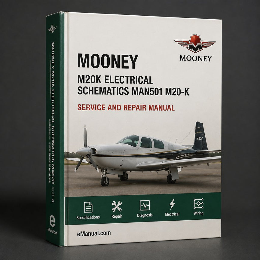 Mooney M20K Electrical Schematics Manual MAN501 M20-K M-20K - PDF