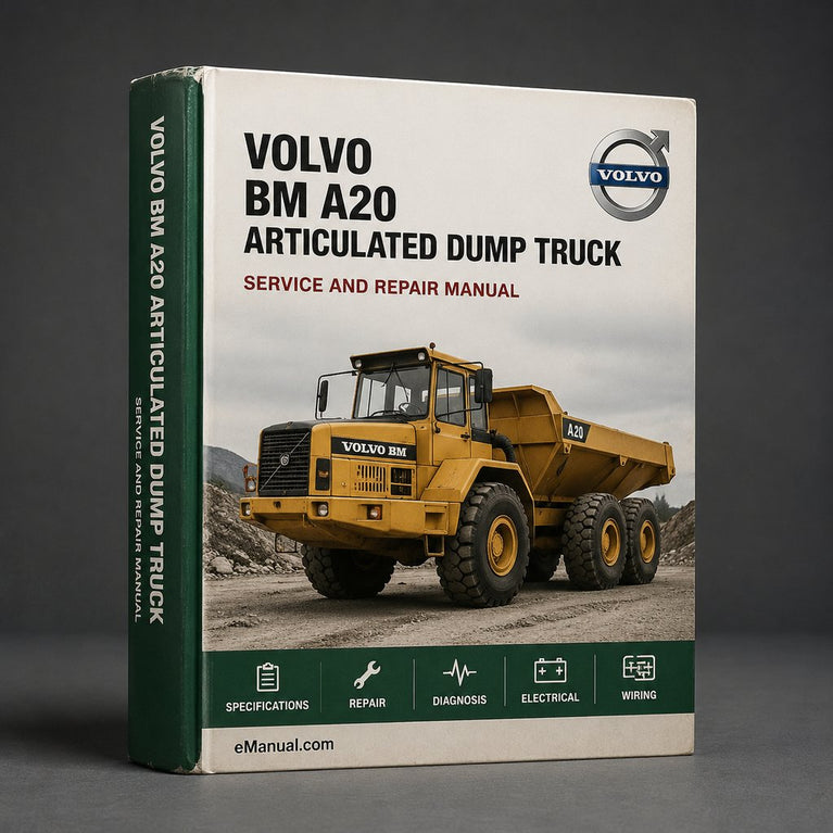 VOLVO BM A20 ARTICULATED DUMP Truck Service Repair Manual