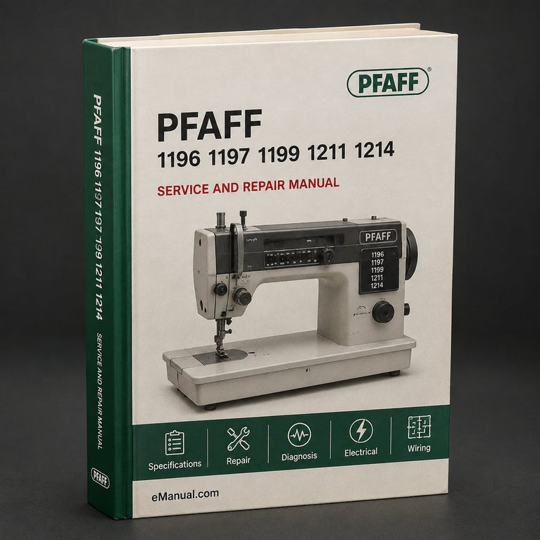 PFAFF 1196 1197 1199 1211 1214 1221 1222 Manual PDF