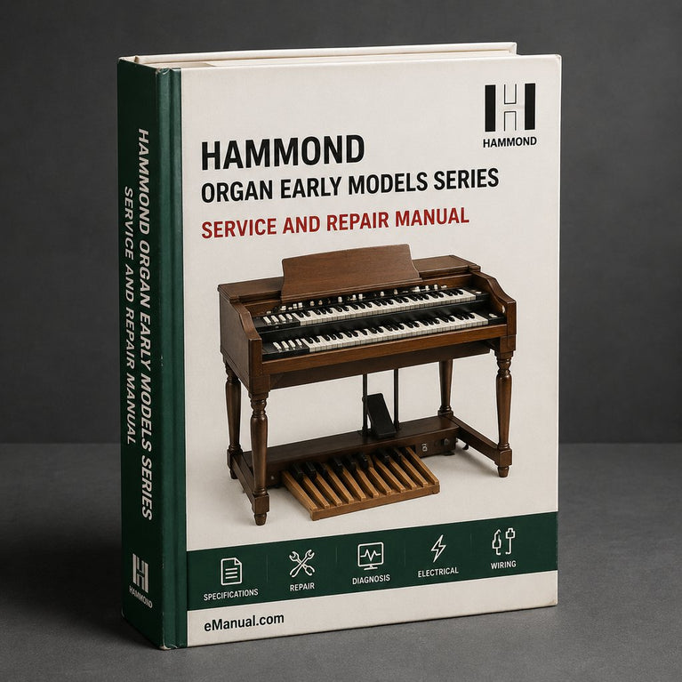 Hammond Organ Service Manual - Early Models (A B C series B PDF