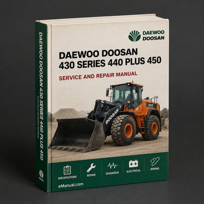 Daewoo Doosan 430 Series 440 Plus 450 Series 460 Series Skid Steer Loaders Complete Workshop Service Repair Manual PDF