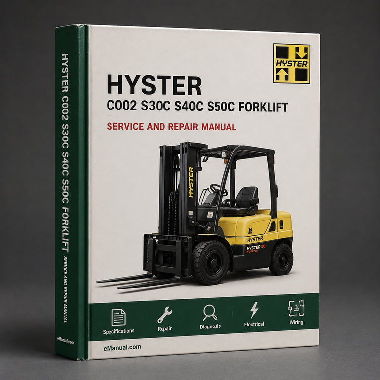 Hyster C002 (S30C S40C S50C) Forklift Service Repair Workshop Manual PDF