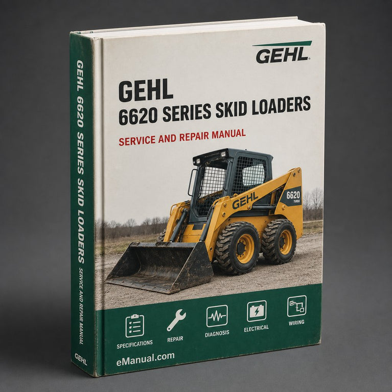 GEHL 6620 Series Skid Loaders Service Repair Manual PDF