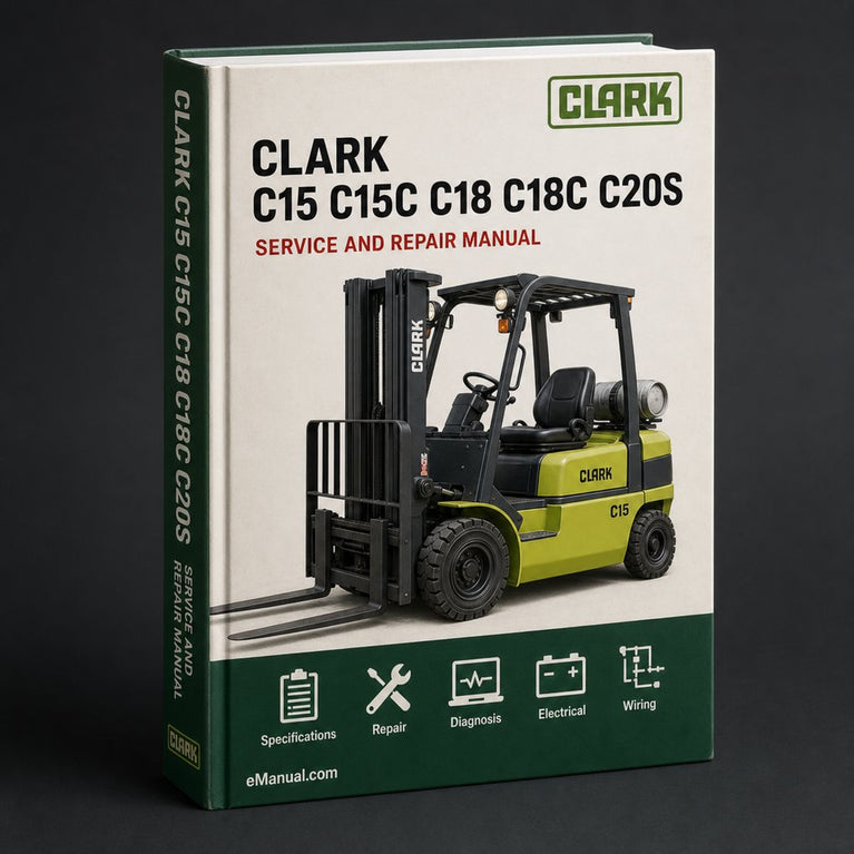 Clark C15 C15C C18 C18C C20s C20sC C20 C20C C25 C25C C30 C30C C32C C33 C35 Gas & LPG & Diesel Forklift Trucks Service Repair Manual PDF