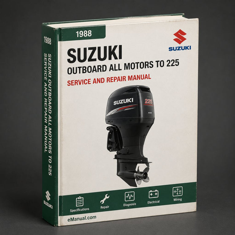 Suzuki OUTBOARD All Motors 2 to 225 HP DT 55 1988-2003 Service Manual PDF