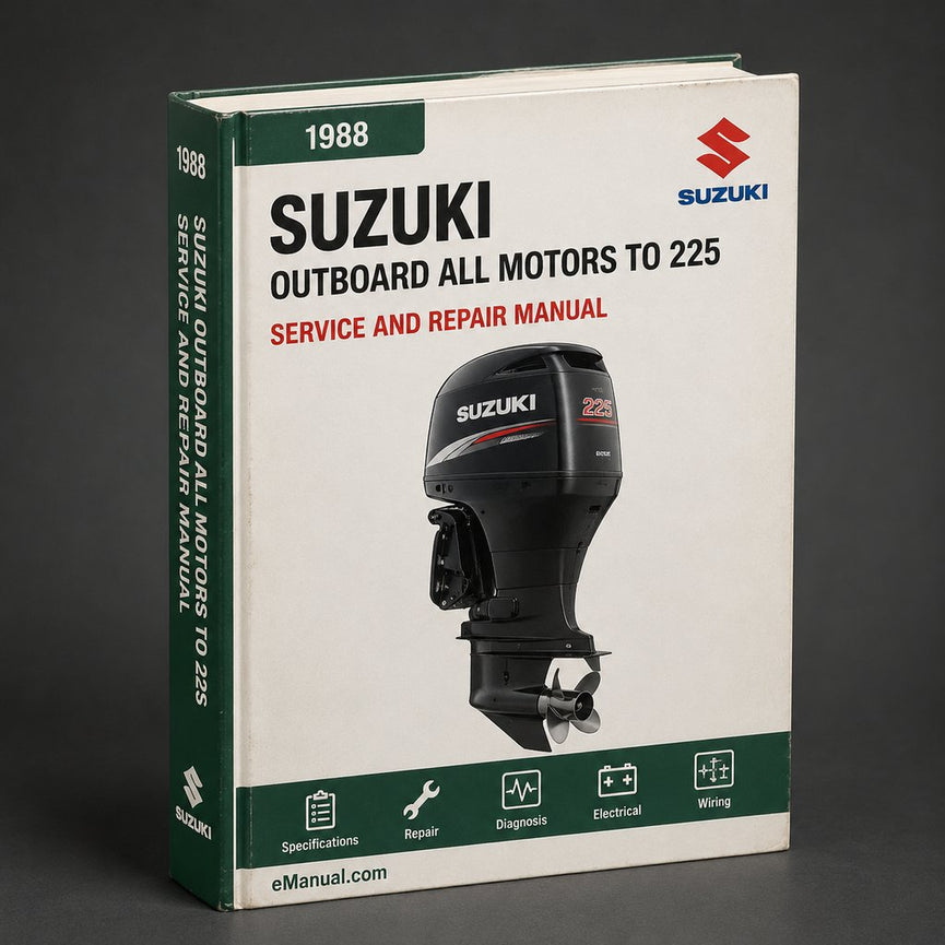Suzuki OUTBOARD All Motors 2 to 225 HP DT 55 1988-2003 Service Manual PDF