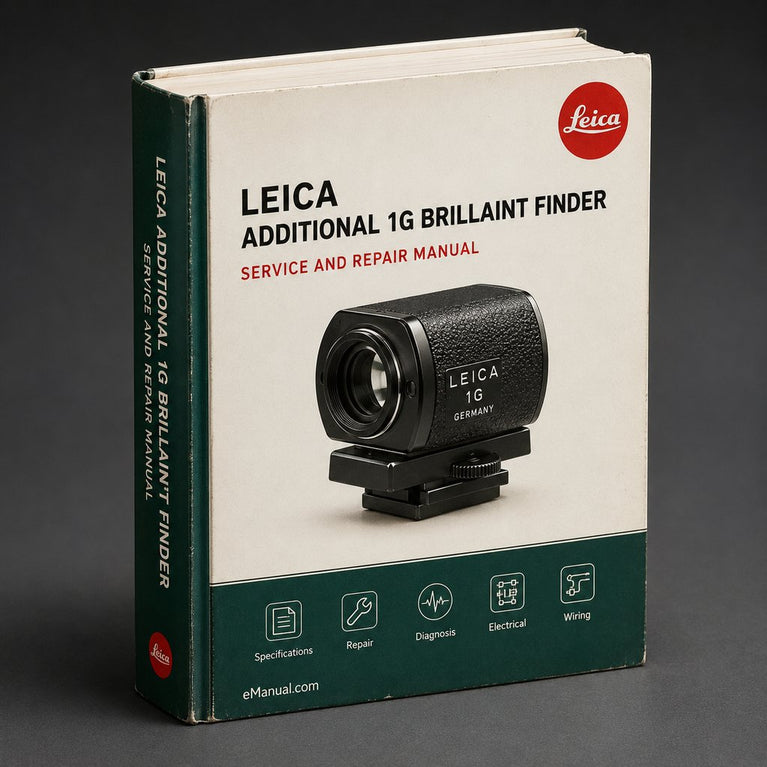 Additional Leica 1G Brillaint Finder Service Repair Workshop Manual PDF