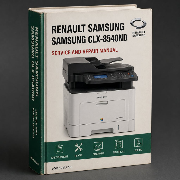Samsung Clx-8540nd Service Repair Workshop Manual PDF