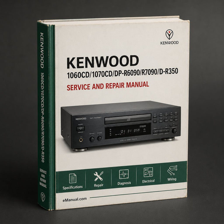 Kenwood 1060cd/1070cd/dp-r6090/r7090/d-r350 Service Repair Workshop Manual PDF