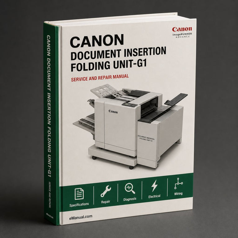 Canon Document Insertion Folding UNIT-G1 Parts Catalog PDF