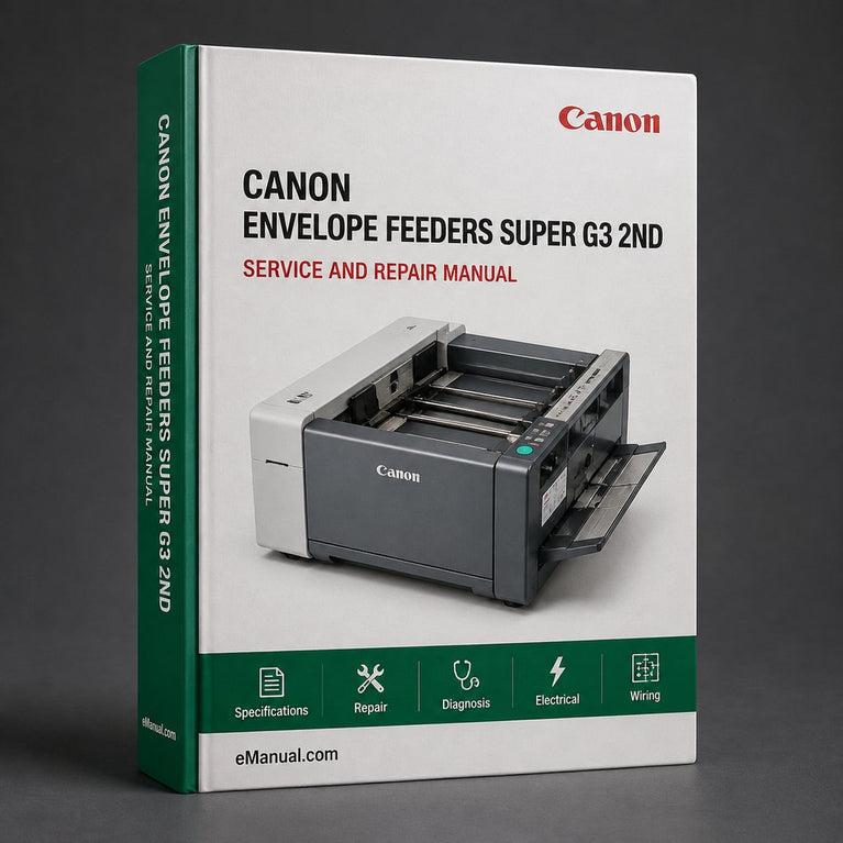 Envelope Feeders Canon Super G3 2ND Linefax BD-AF1 Parts Catalog PDF