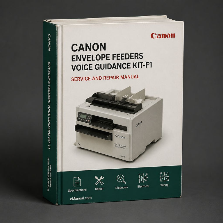 Envelope Feeders Canon Voice Guidance KIT-F1 Parts Catalog PDF