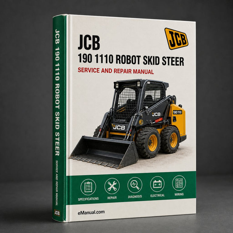 JCB 190 1110 Robot Skid Steer Service Repair Workshop Manual PDF