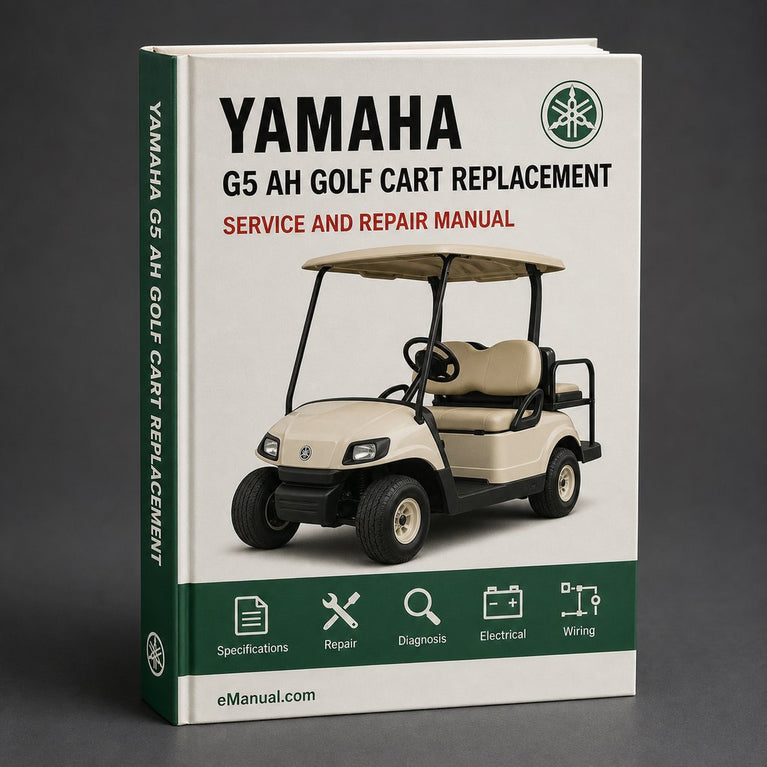Yamaha G5 AH Golf Cart Replacement Parts Catalog PDF
